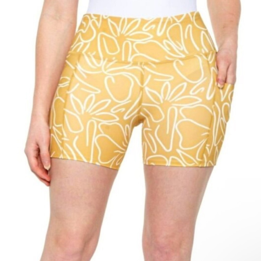Nwot Billabong Summit Print Bike Shorts